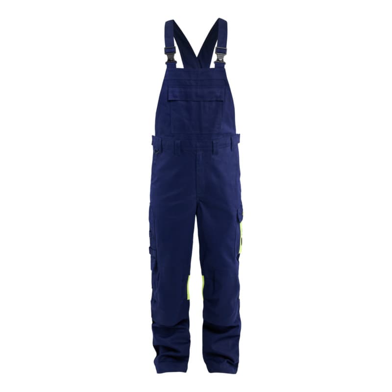 Welder Dungarees Navy Blue/ High Vis Yellow 2601 1503 8933 C46