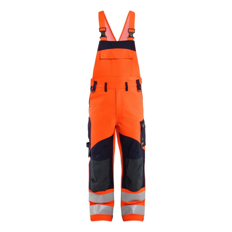 Multinorm Dungarees Inherent APC 2 High Vis Orange/Navy Blue 2891 1524 5389 C44