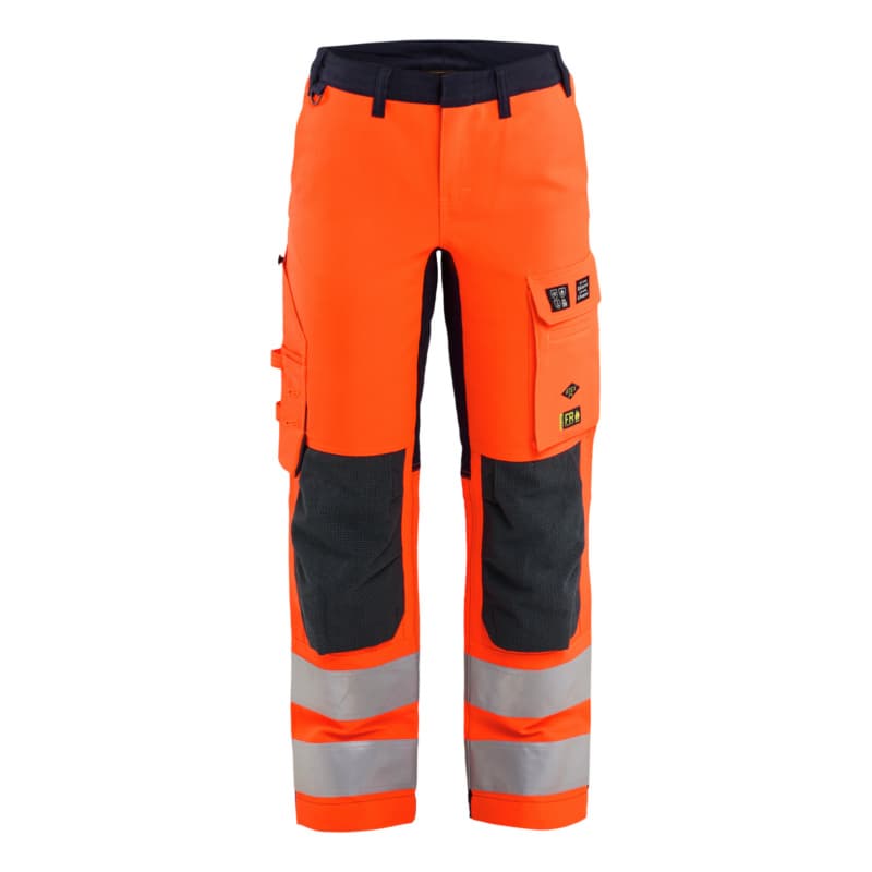 W Multinorm Trousers Inherently Stretch D.NavyBlue/HVis Y 7191 1524 5389 C34