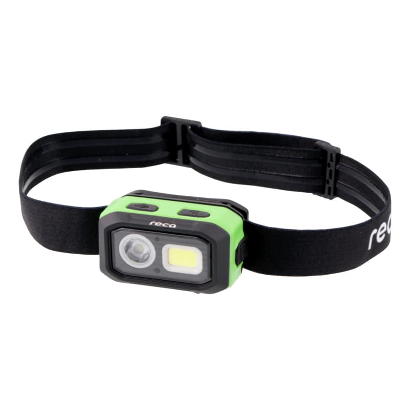 RECA headlamp HLR500 S removable headband and magnet