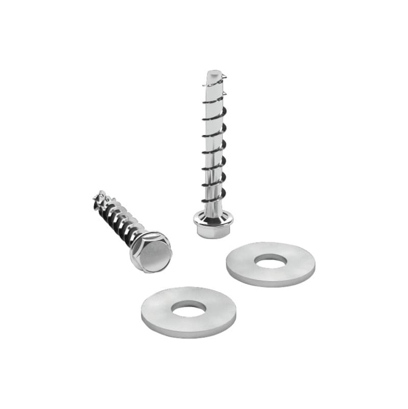 RECA bolt set for sleeve SES for reinforced concrete, 10 pieces, M6