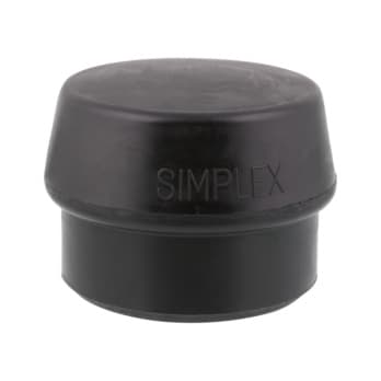 Simplex hammer inserts, rubber composition