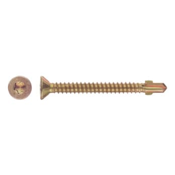 Countersunk milling head, TX, yellow zinc plated