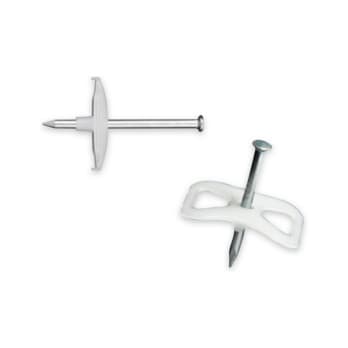 Nails with washers