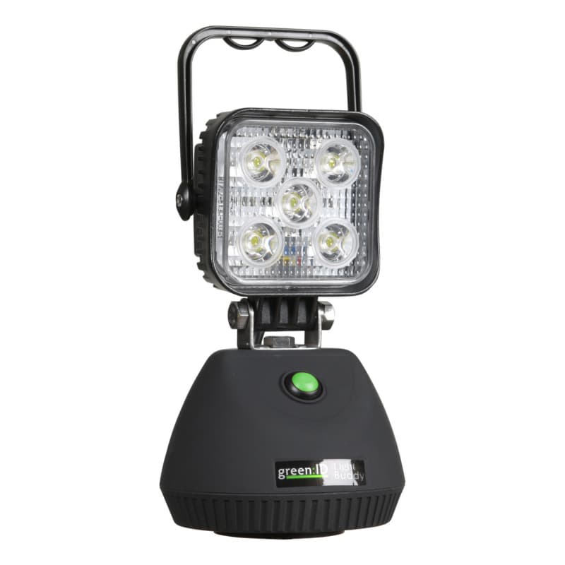 LED cordless work lamp with magnetic base