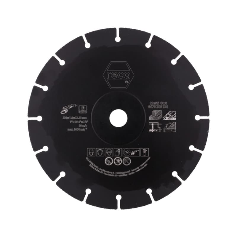 Multi Cut cutting disc, carbide-tipped, straight, 230 x 1.8 x 22.23 mm