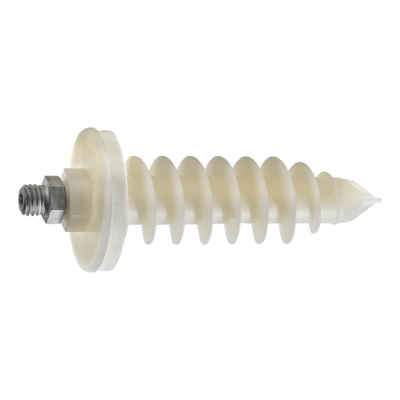 ID 95 VM M10 insulation anchor, pre-mounted w. drill tip, M10 connecting thread