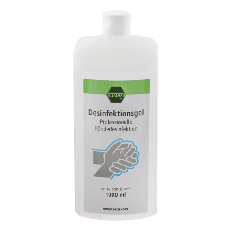 arecal disinfectant gel, hand disinfection, 1000 ml