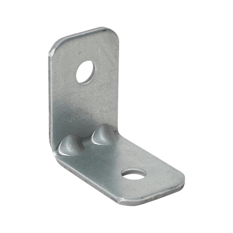 recamo toothed angle connector, zinc-plated, 90°, 62x62 mm