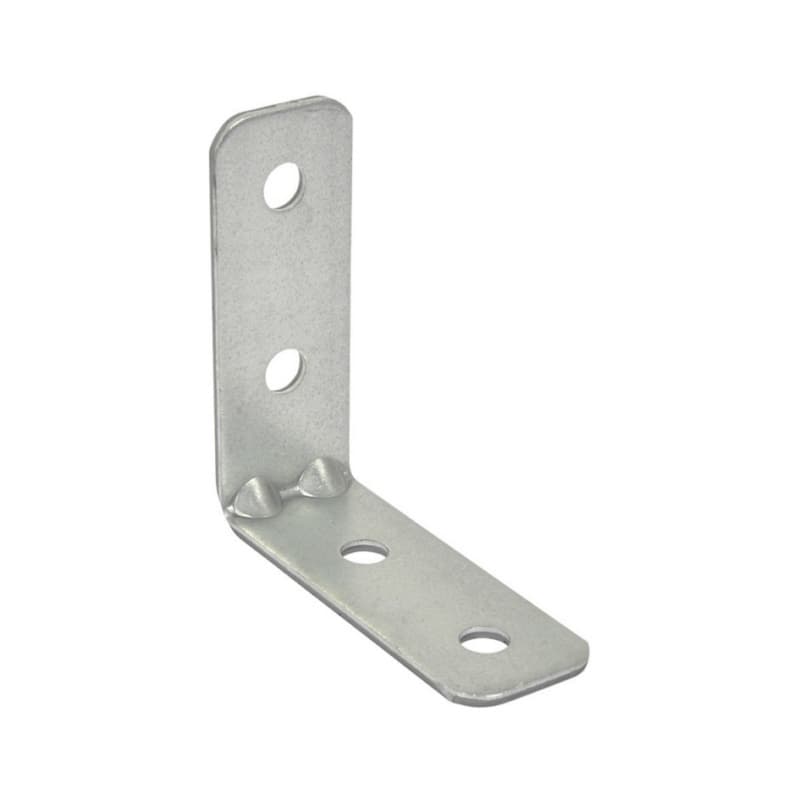 recamo toothed angle connector, zinc-plated, 90°, 110x110 mm