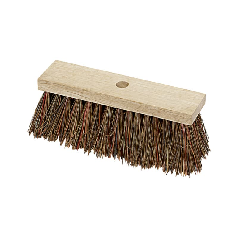 Piassava street broom, 40 cm, flat