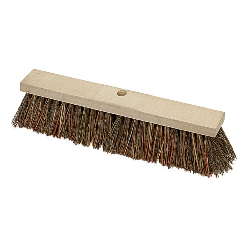 Piassava street broom, 40 cm, saddleback