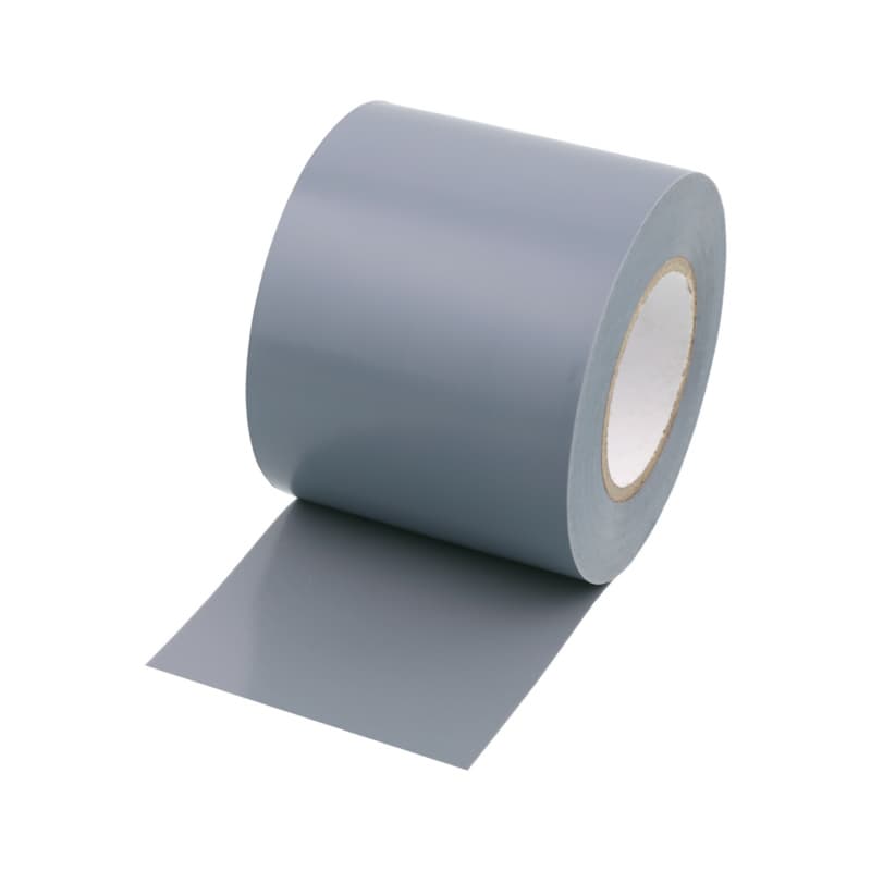 PVC insulating tape, silver 50 mm x 10 m