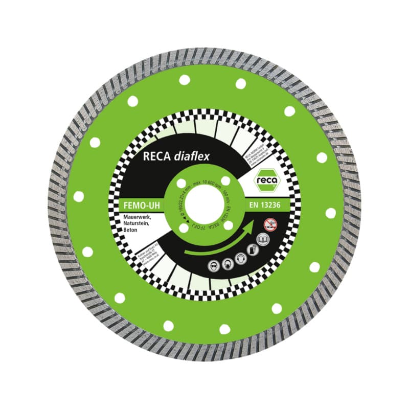 diaflex diamond cutting disc RS10UH for concrete,masonry,natural stone 180/22.2