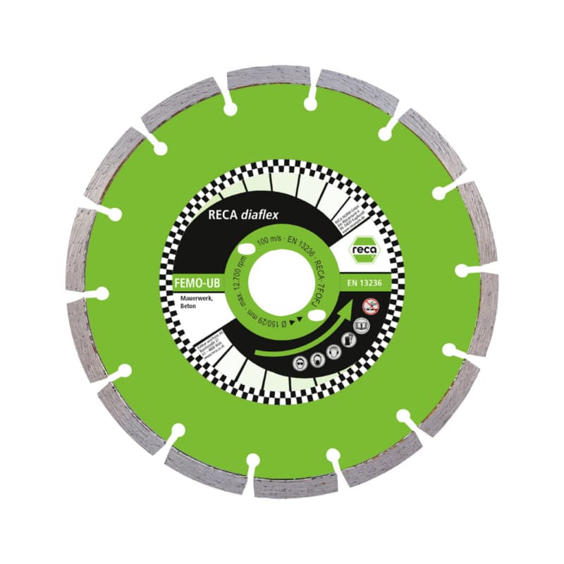diaflex diamond cutting disc RS10UB for concrete,masonry for BEPO saw 150/25.8