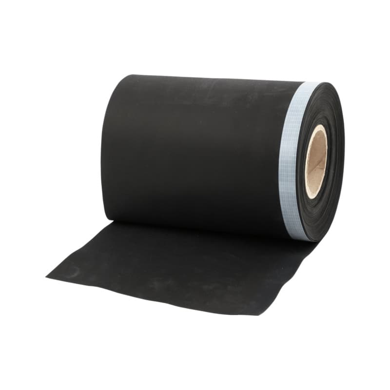 Exterior EPDM film with self-adhesive strips, thickness 0.75 mm, 100 mm x 25 m