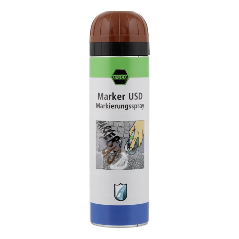 arecal Marker USD marking spray, brown, non-fluorescent 500 ml
