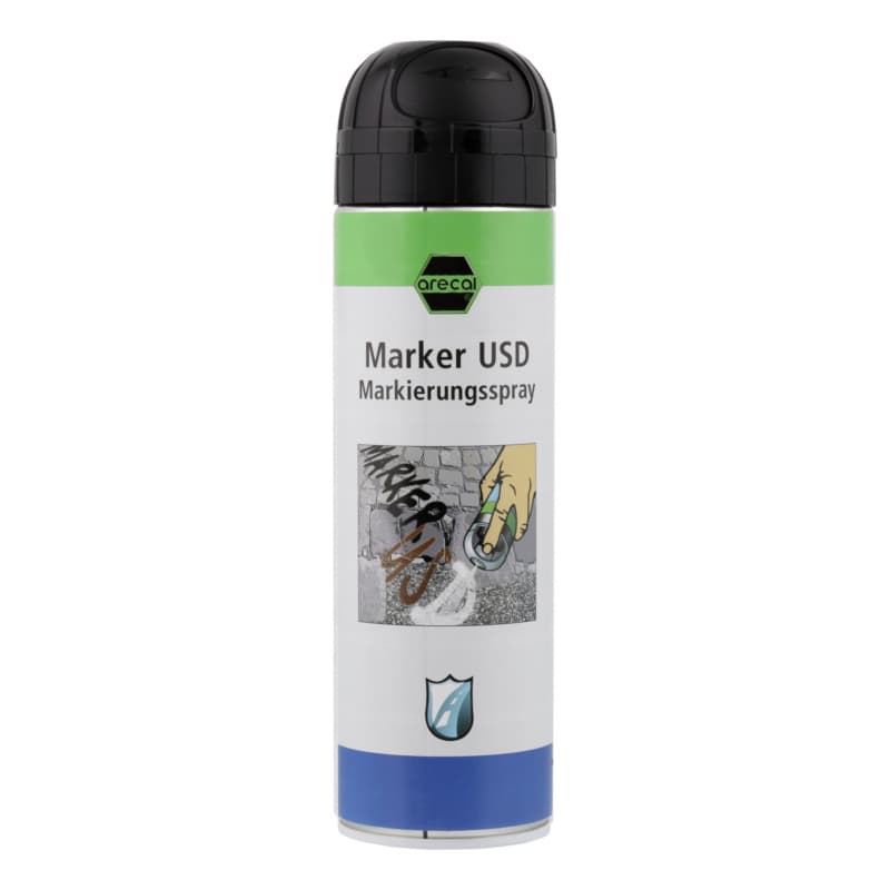 arecal Marker USD marking spray, black, non-fluorescent 500 ml