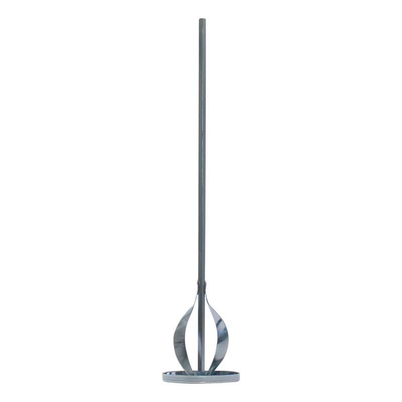 RECA mixing paddle with circular blank, hexagonal pin 80x8x400mm