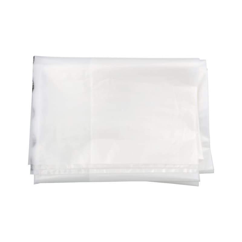 Refuse bag made from LDPE transparent, 90 MY 1000 litres