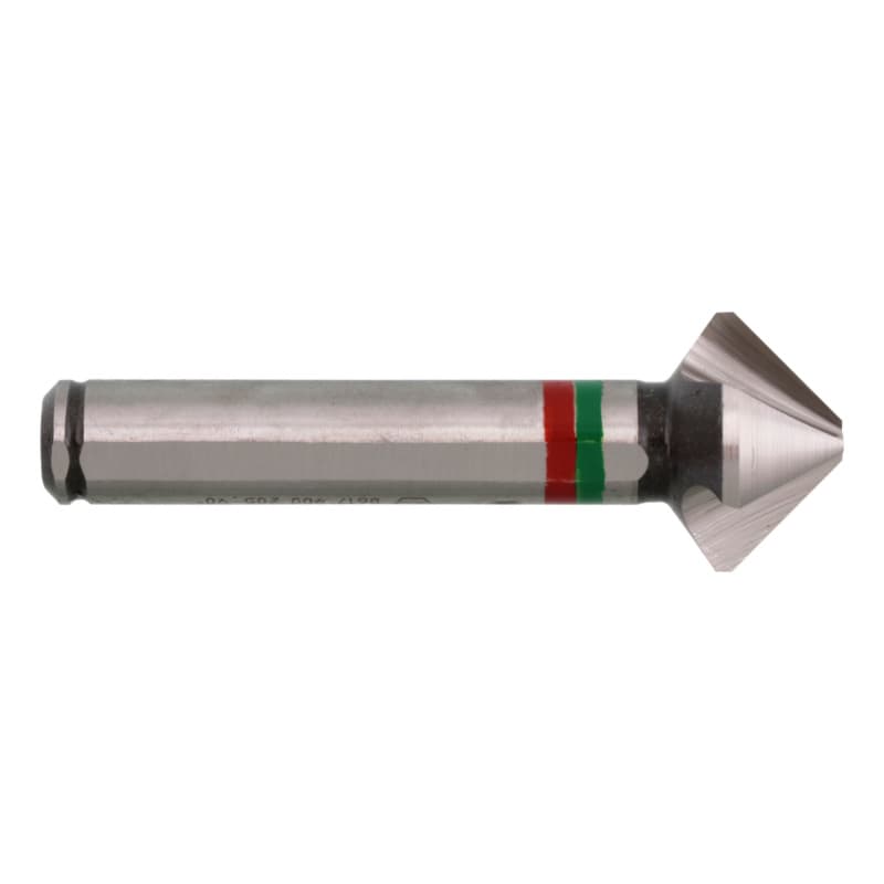 ultra+ conical countersink, 90°, DIN 335 HSS Co, with 3 blades, 90°, 6.3 mm