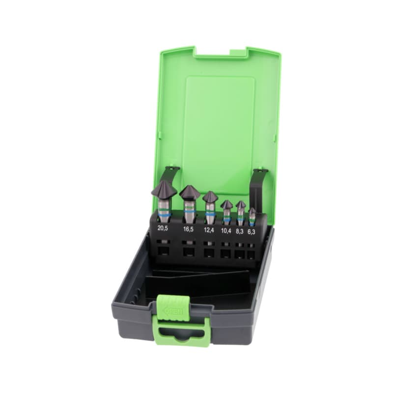 ultra+ conical countersink, 90°, DIN 335 HSS TiAlN, w 3 blades, 90°, 6.3–20.5 mm