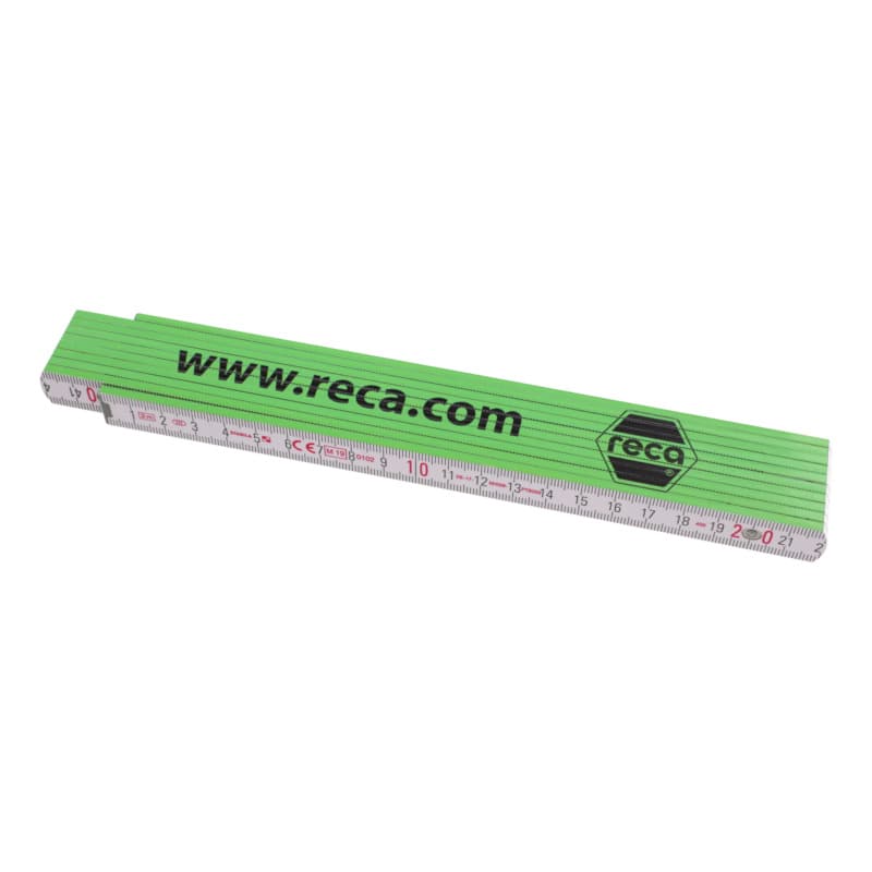 RECA wooden folding rule 2 m