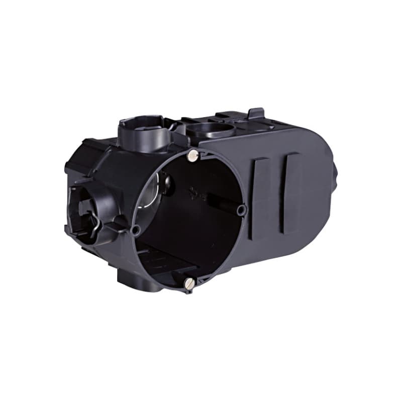 Flush-mounted electronics box, diameter 60 mm, 149 x 67 mm