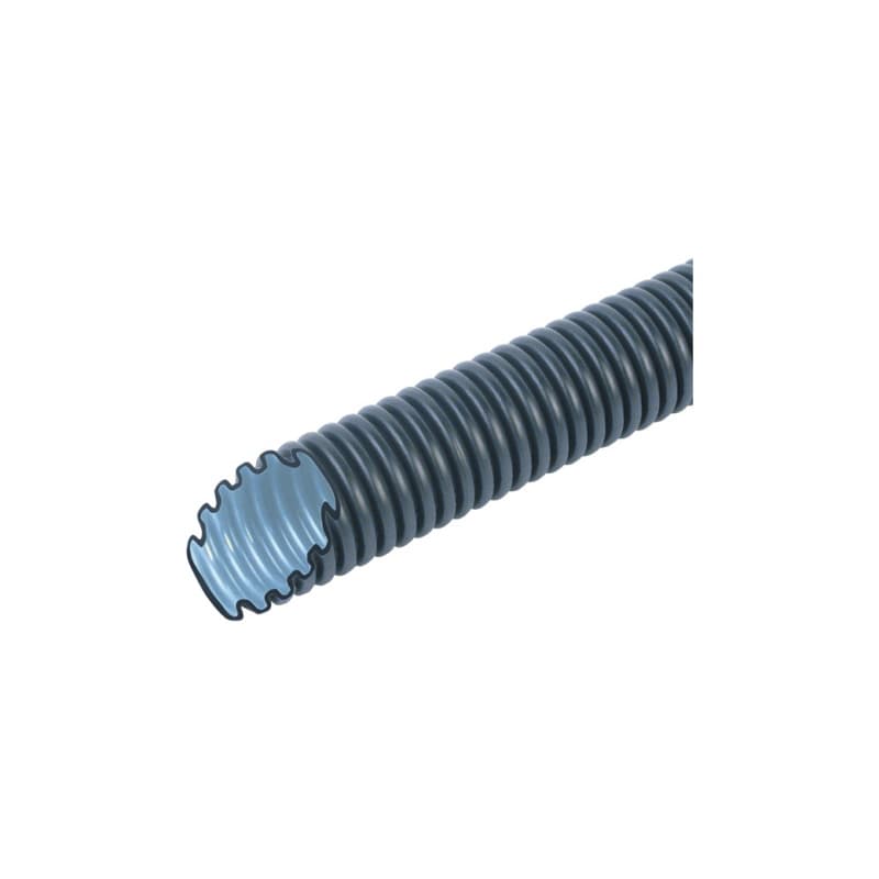 FBY-EL-F co2ntrol black plastic corrugated pipe, dia. 16
