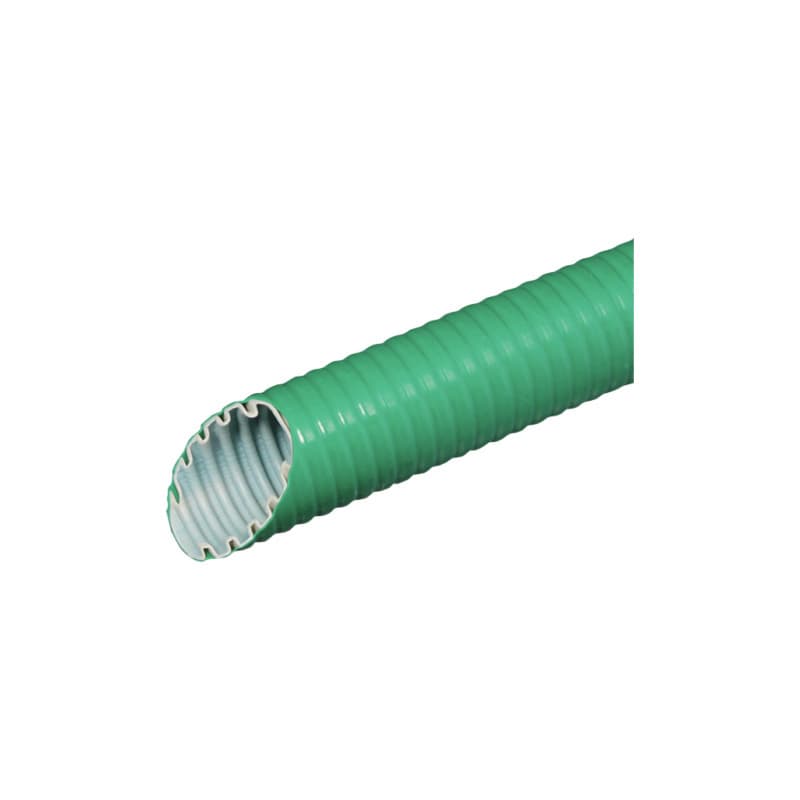 Plastic corrugated pipe, FFKuS-EM-F, green, dia. 25