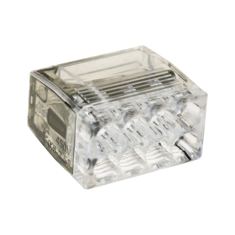 Connection terminal, compact, 8-pole, grey, 0.5–2.5 mm²