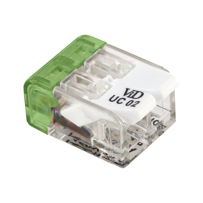 Universal connection terminal, 2-pole, 0.2–4 mm²