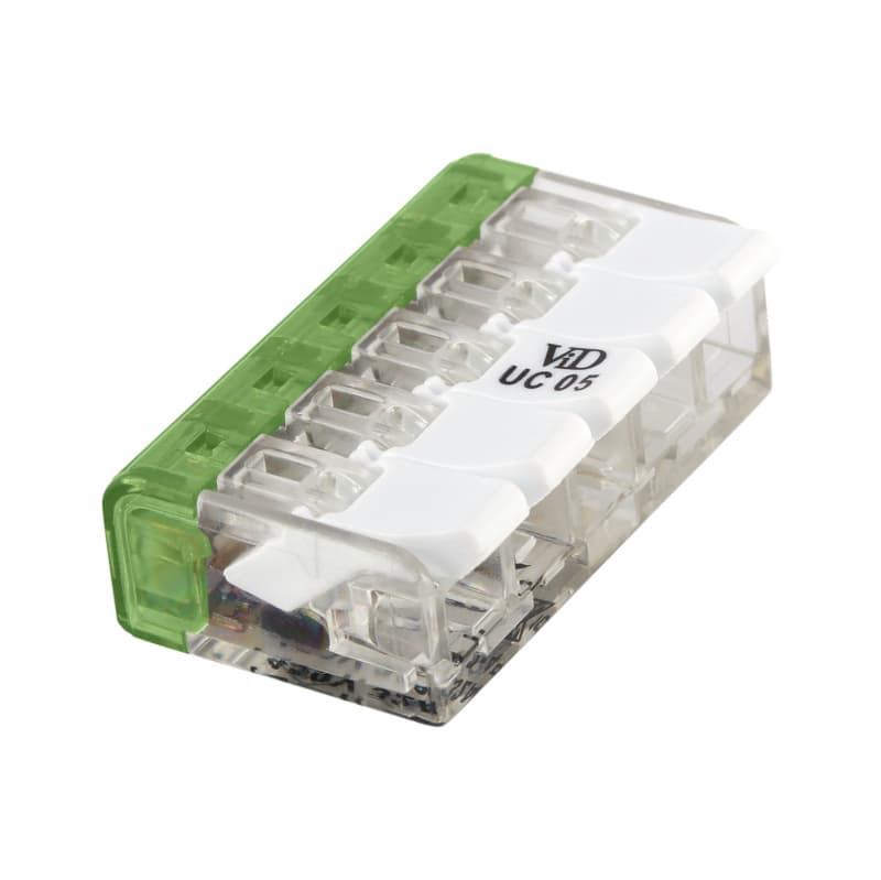 Universal connection terminal, 5-pole, 0.2–4 mm²