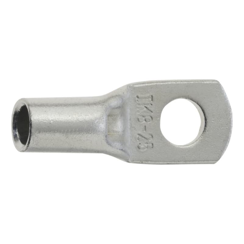 Pipe cable lug, ring-shaped, uninsulated, 6 mm²/M6