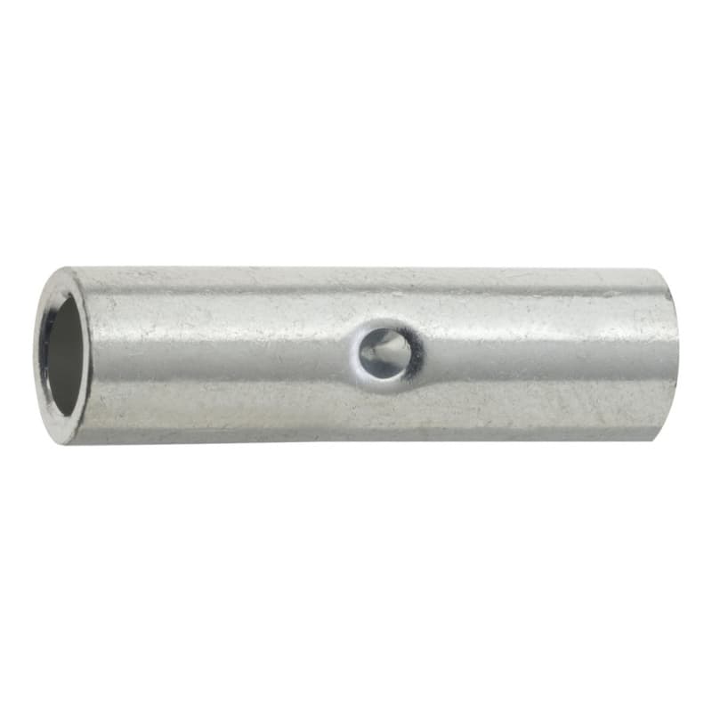 Butt connector, uninsulated, 0.5–1.0 mm²