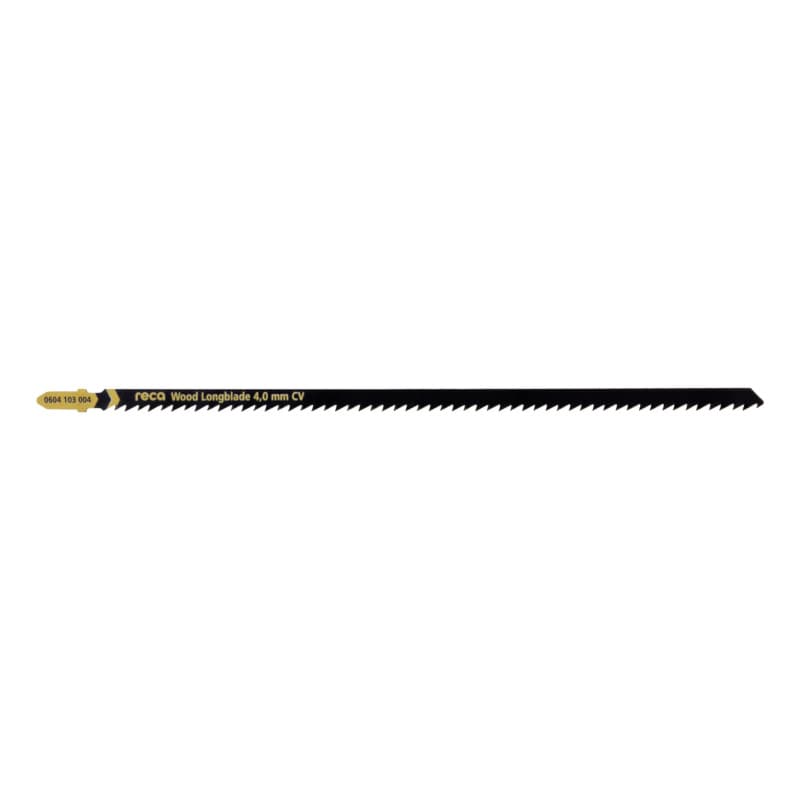 RECA Wood Longblade 4.0 mm jigsaw blade CV, length 225/250 mm