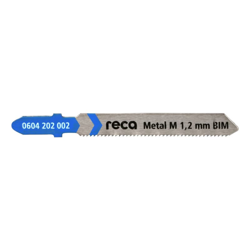 RECA Metal 1.2 mm jigsaw blade BiM, tooth pitch 1.2 mm, length 50/75 mm