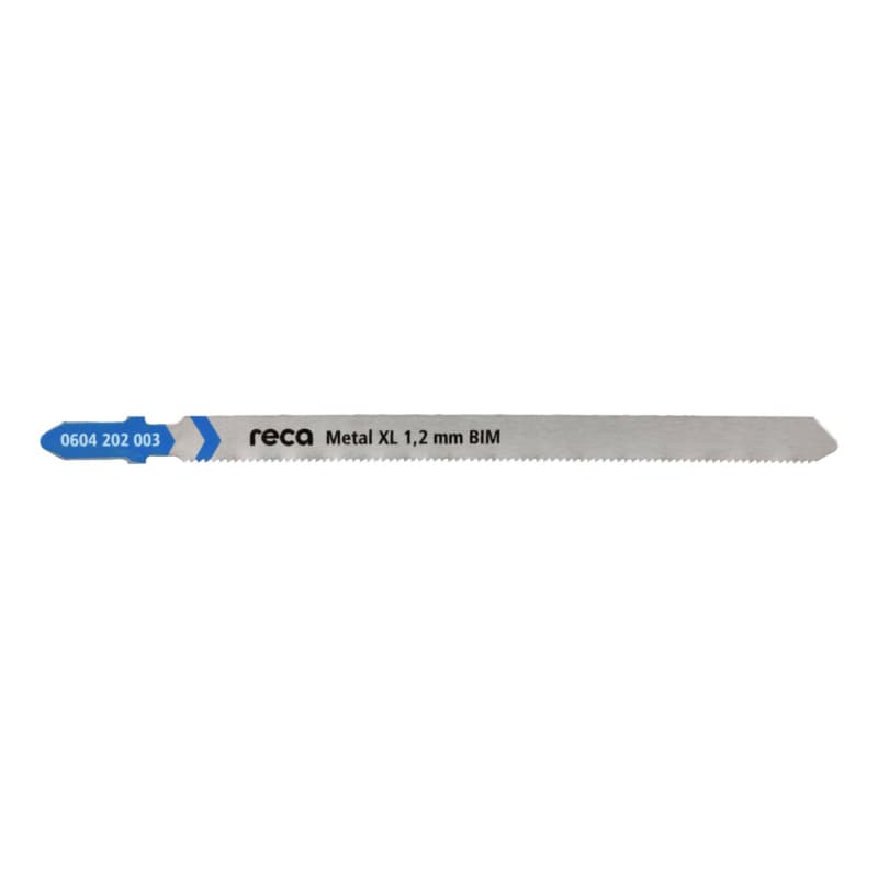 RECA Metal XL 1.2 mm jigsaw blade BiM, tooth pitch 1.2 mm, length 110/132 mm