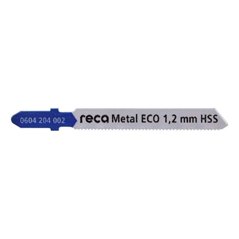 RECA Metal ECO 1.2 mm jigsaw blade HSS, tooth pitch 1.2 mm, length 55/77 mm
