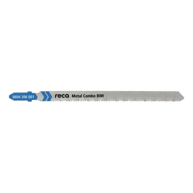 RECA Metal Combo jigsaw blade BiM, tooth pitch 1.0–1.6 mm, length 110–132 mm
