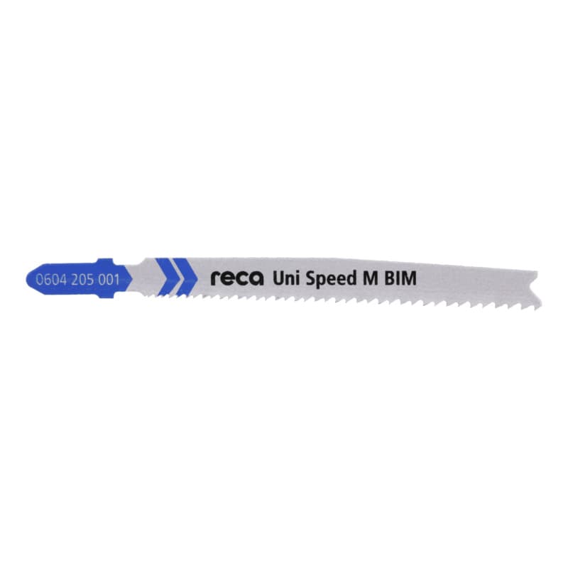 RECA Uni Speed M jigsaw blade, tooth pitch 1.2–2.6 mm, length 75/100 mm