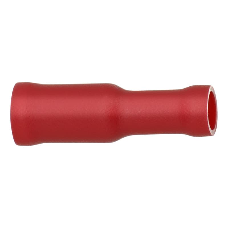 Pin terminal connectors, red, fully insulated 0.5–1.5 mm²/diameter 4 mm