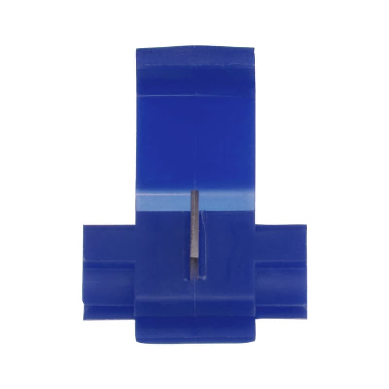 Junction connector, blue, insulated, 1.5–2.5 mm²