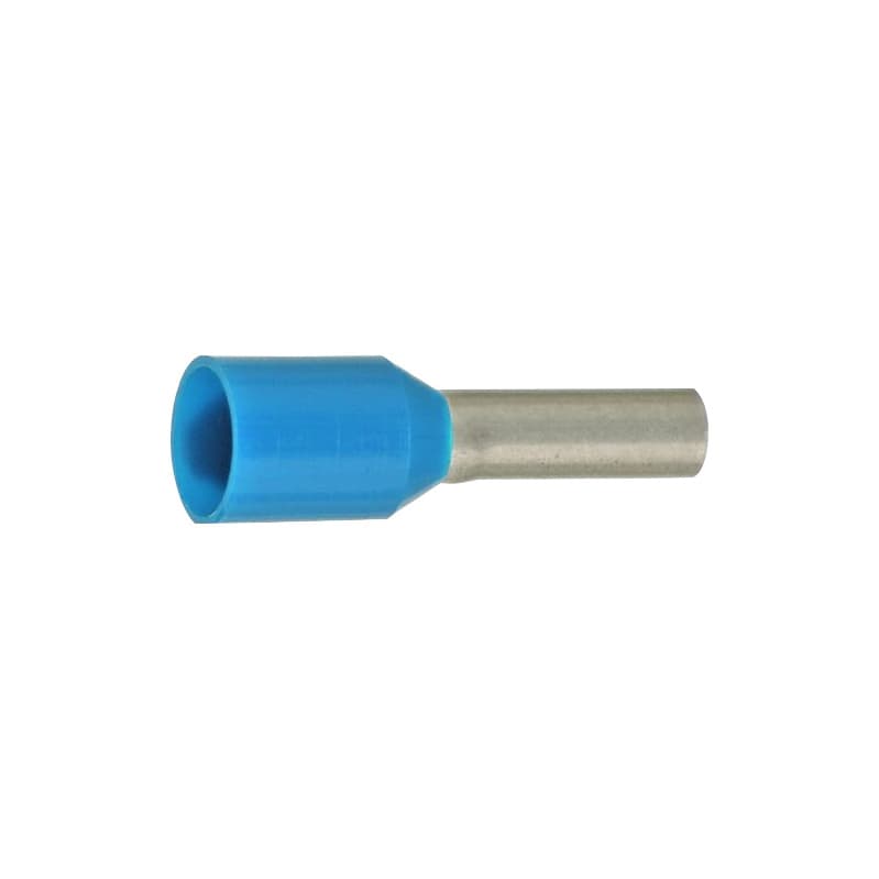 Wire end ferrules, ZF 46228 Part 4, light blue, insulated, 0.25 mm² x 6 mm