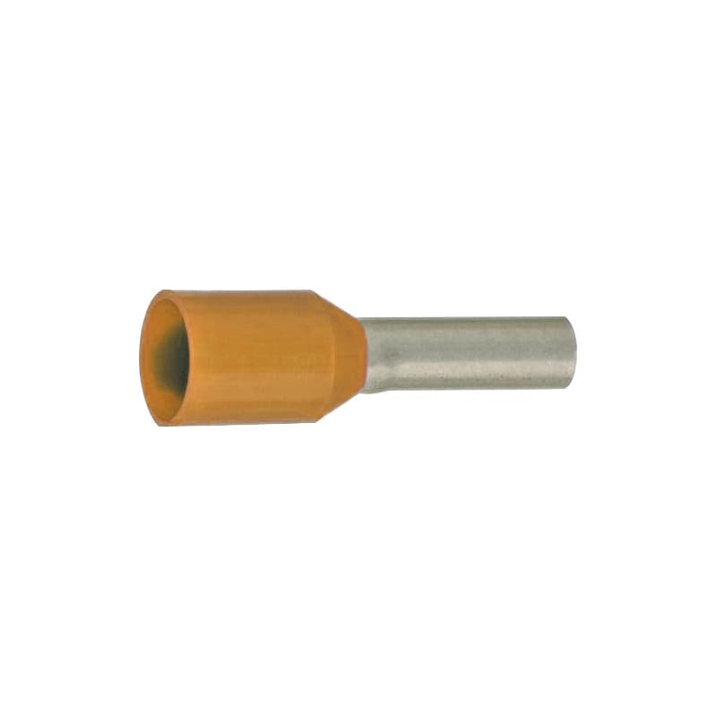 Wire end ferrules, ZF 46228 Part 4, orange, insulated, 0.5 mm² x 8 mm
