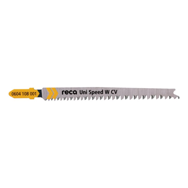 RECA Uni Speed W jigsaw blade CV, tooth pitch 2–3 mm, length 90/117 mm
