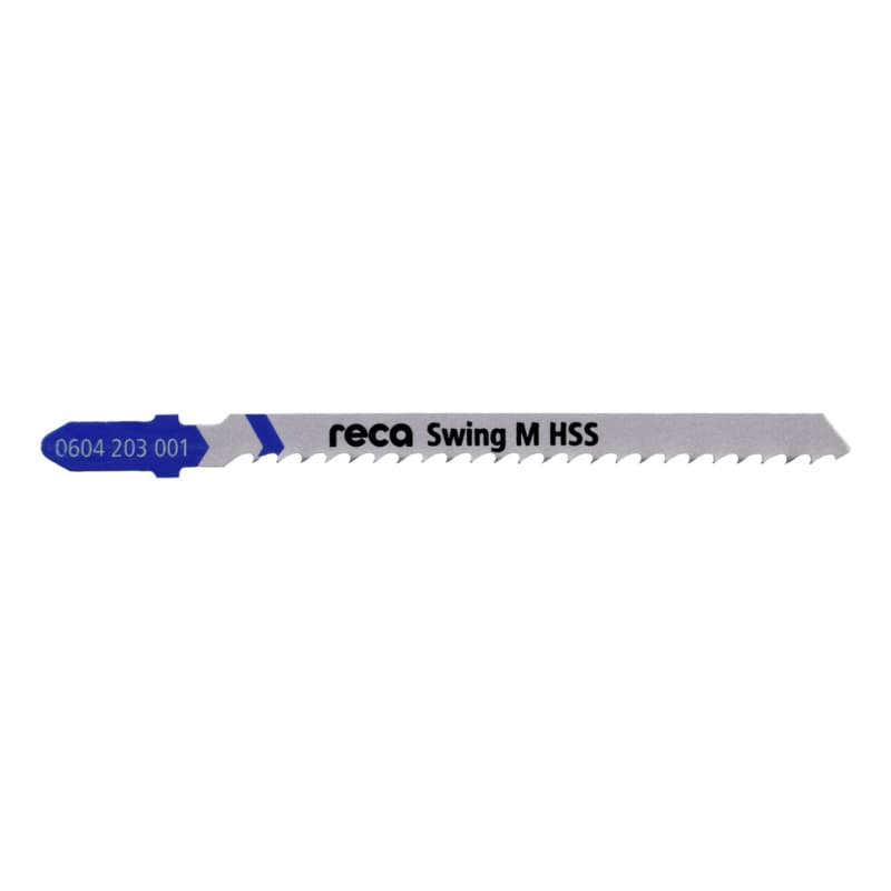 RECA Swing M 3.0 mm jigsaw blade HSS, tooth pitch 3.0 mm, length 75/100 mm