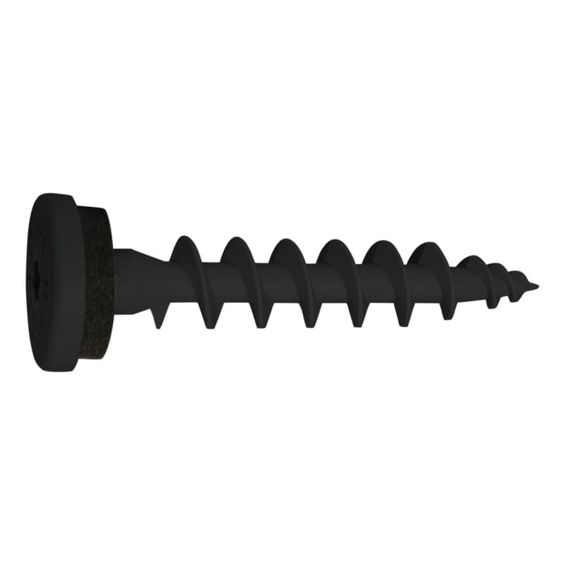 IPS H insulated panel screw, traffic black, RAL 9017, TX 25 55 mm