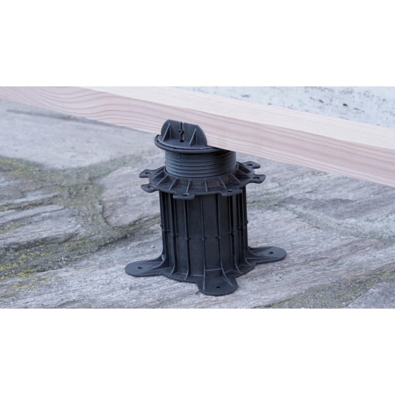 RECA TT terrace pedestal UNI wood/alu substr., terrace construct., 80–140/10 KN