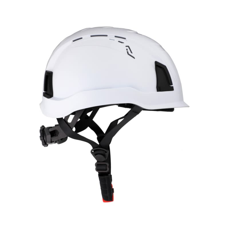 RECA Aturo hard hat with 4-point chin strap DIN 397, white